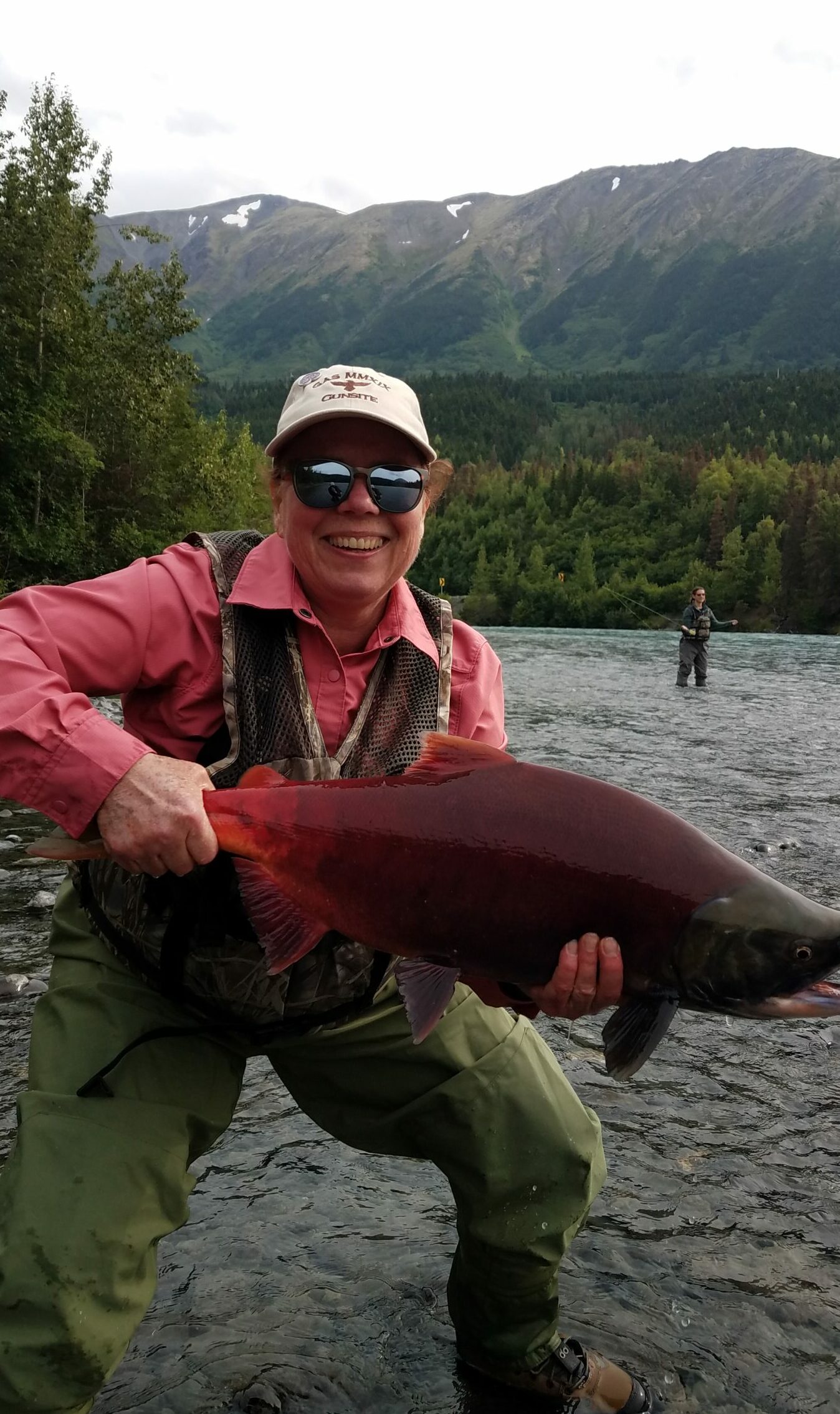 Jan salmon fishing in Alaska
