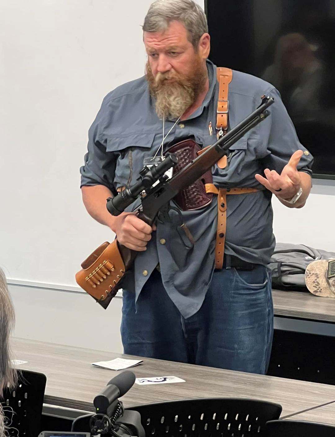 Roba at the Texas Gun Experience